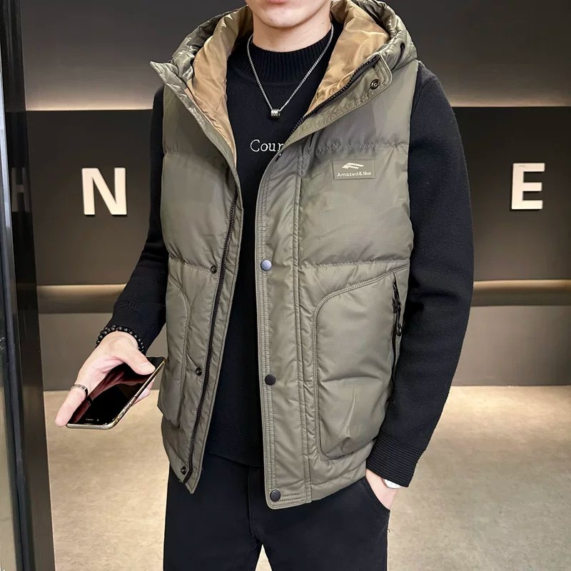 罗蒙鸭绒马甲男款羽绒衣保暖外穿图片