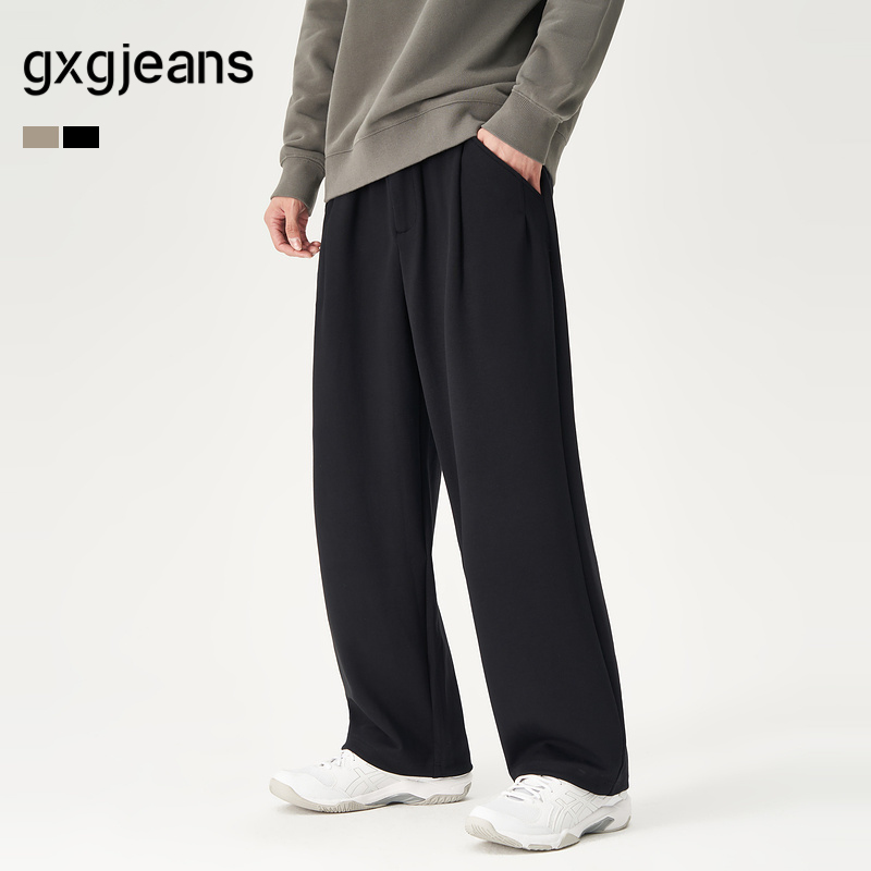 gxgjeans男装休闲长裤宽松直筒