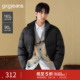 刺绣保暖黑色短款 gxgjeans男装 个性 新款 保暖羽绒服男 2024年冬季