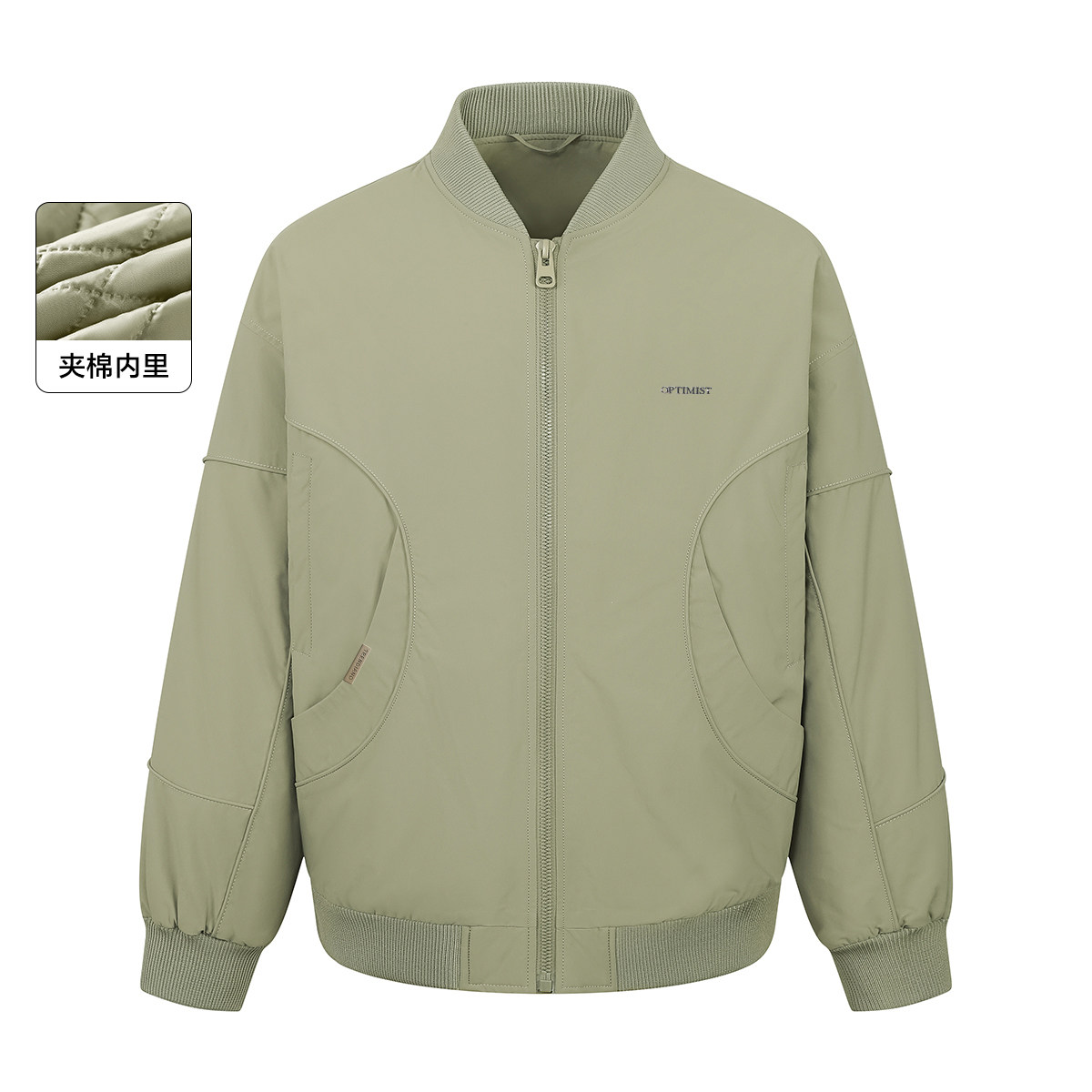 gxgjeans男装2025棒球领夹克纯色休闲青少年上衣外套*,男装,夹克,淘宝优惠券,粉丝福利购,淘宝优惠卷