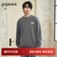 25春热卖 后背印花宽松休闲圆领卫衣男 2色可选 gxgjeans男装