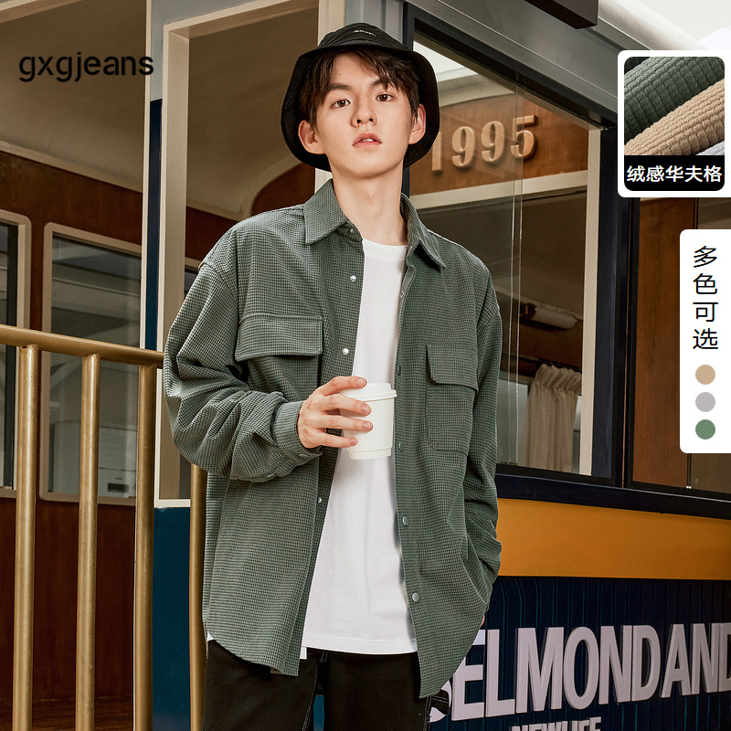 gxgjeans男装2022春季衬衫潮
