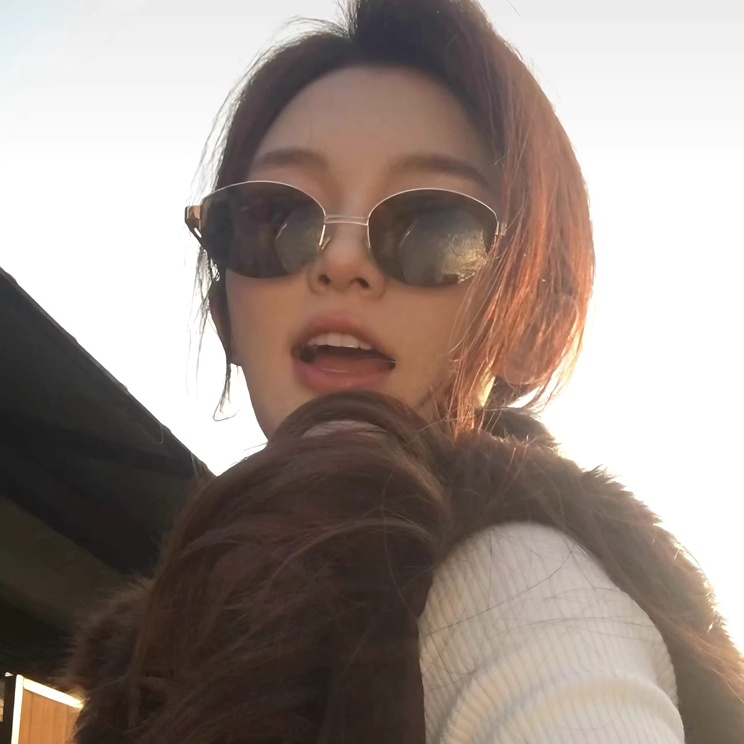 MELIYA老钱风复古金属椭圆猫眼太阳镜高级感半框显瘦茶色墨镜防晒,ZIPPO/瑞士军刀/眼镜,太阳眼镜,淘宝优惠券,粉丝福利购,淘宝优惠卷