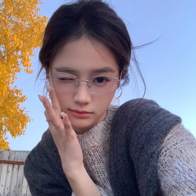 MELIYA老钱风高级感金属平光镜女方圆脸可配近视眼镜金丝素颜镜框