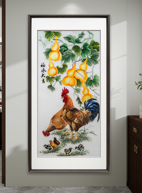 苏绣成品纯手工刺绣装饰画