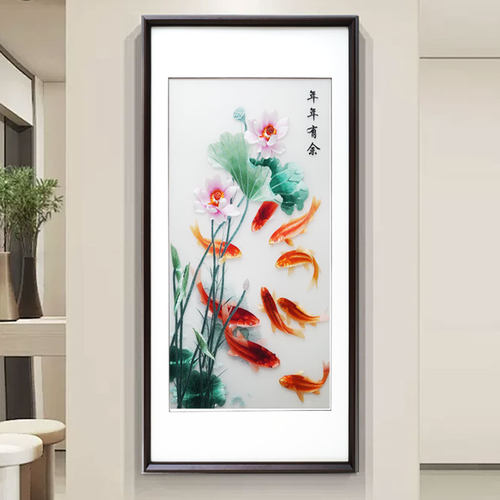 新中式手工苏绣梅子刺绣桑蚕丝线
