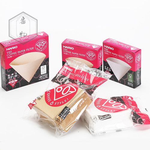 【必买福利】正品日本进口HARIO手冲咖啡滤纸V60系列滴漏式过滤纸