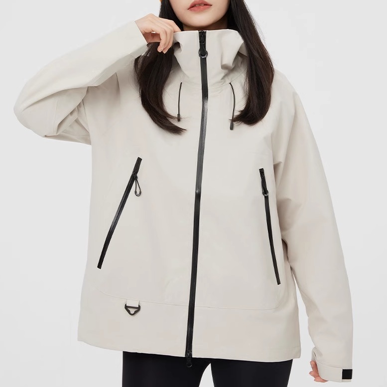 鸟家平替户外山系硬壳冲锋衣情侣防风防水男女同款登山服春秋外套