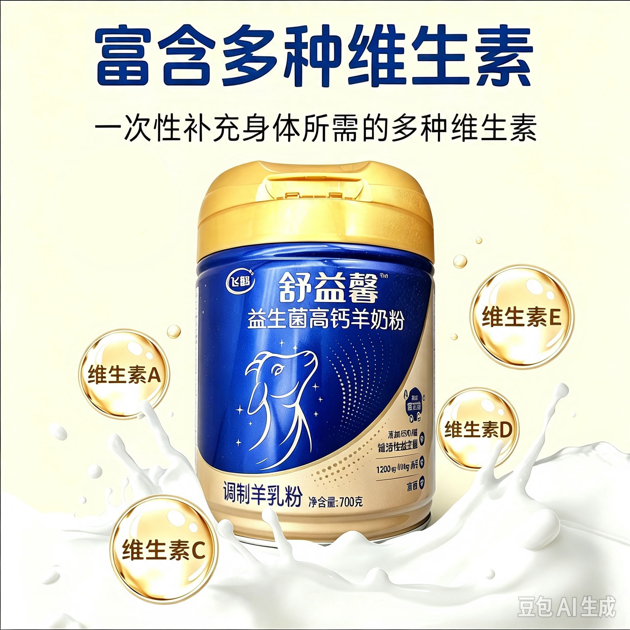 双11官方正品飞鹤舒益馨成人羊奶粉高钙无蔗糖多维益生元菌700g