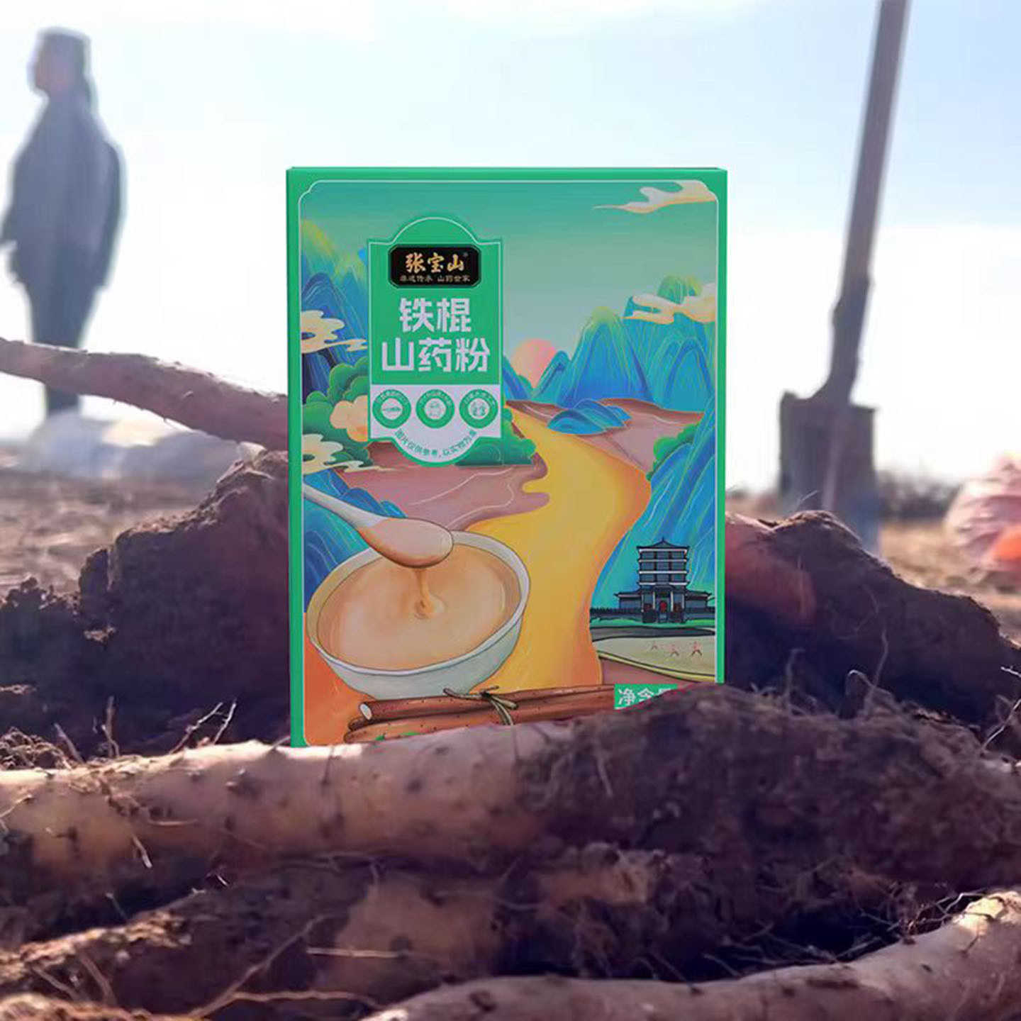 远方的梦想张宝山铁棍山药粉古法炮制焦作速溶垆土山药粉淮山代餐