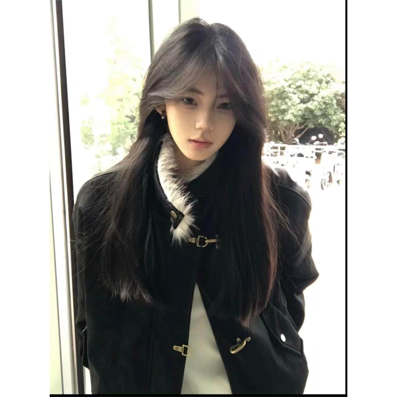 PU皮衣座山雕毛领短款棉服女2025冬季新款日系高级感情侣加厚外套,个性定制/设计服务/DIY,棉服工装,淘宝优惠券,粉丝福利购,淘宝优惠卷