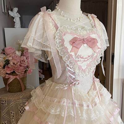 镜上芭蕾罗莉塔蕾丝雪纺