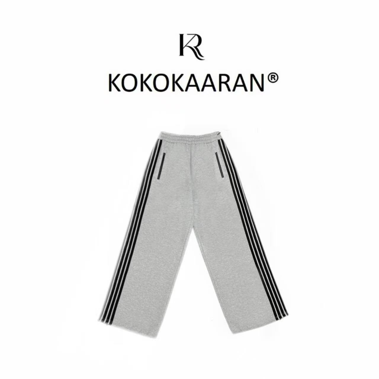 kokokaaran/可可咔伦珊瑚绒校服裤”侧边条纹柔软休闲裤 SH250723,女装/女士精品,卫裤,淘宝优惠券,粉丝福利购,淘宝优惠卷