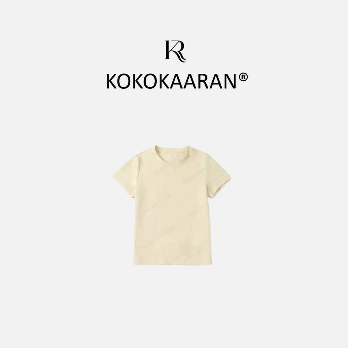 正肩显瘦基础百搭圆领修身短袖