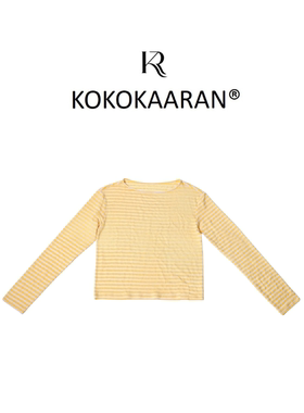 kokokaaran/可可咔伦26早春撞色条纹上衣 SH26026