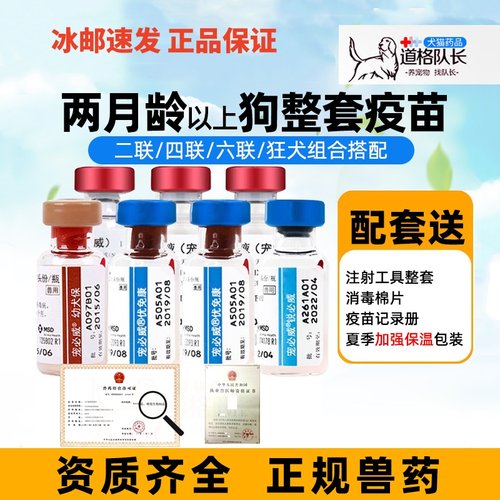 狗疫苗套餐自打宠必威英特威幼犬