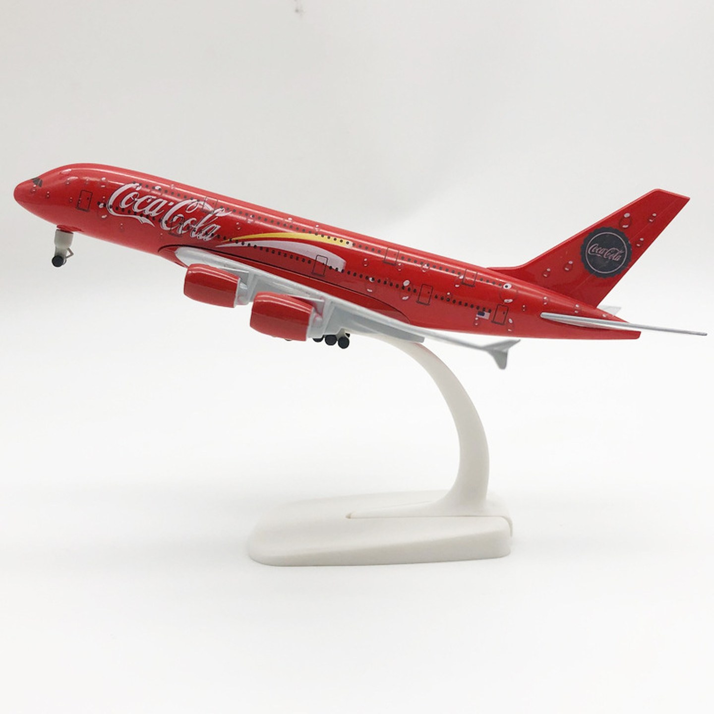 20CMA380可乐合金静态飞机模型仿真航模礼物玩具礼品收藏摆件纪念