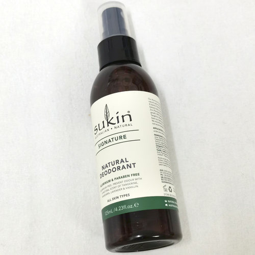 sukin苏芊止汗喷雾清爽去汗味