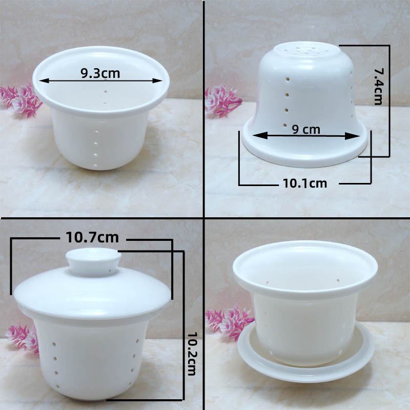 陶瓷大尺寸茶滤茶叶水分离滤斗滤杯茶隔茶网茶壶内胆茶杯茶漏滤网图片