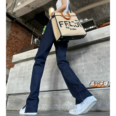 直筒长裤常规牛仔春夏加长女裤