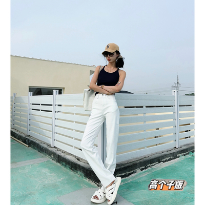 直筒长裤常规四面弹力春夏加长裤