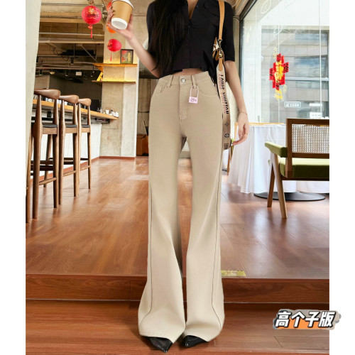 微喇长裤常规牛仔春夏加长女裤