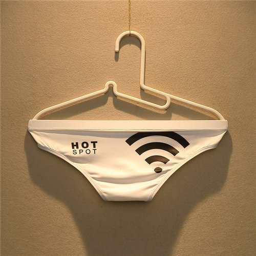 男个性内裤低腰创意印花