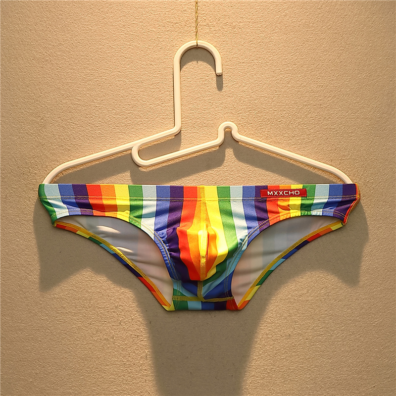 男夏个性薄款内裤青年低腰三角裤