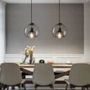 精品欧式 卧室床头玻璃餐桌吧台小吊灯 其他简约北欧灯具创意个性