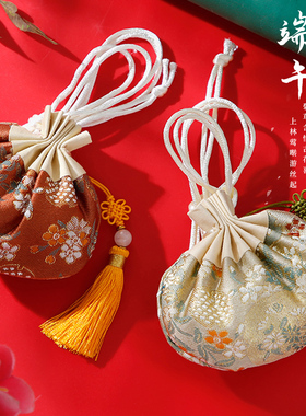 香囊空袋艾草香包古风刺绣中药荷包挂件随身桂花婚礼DIY香袋端午