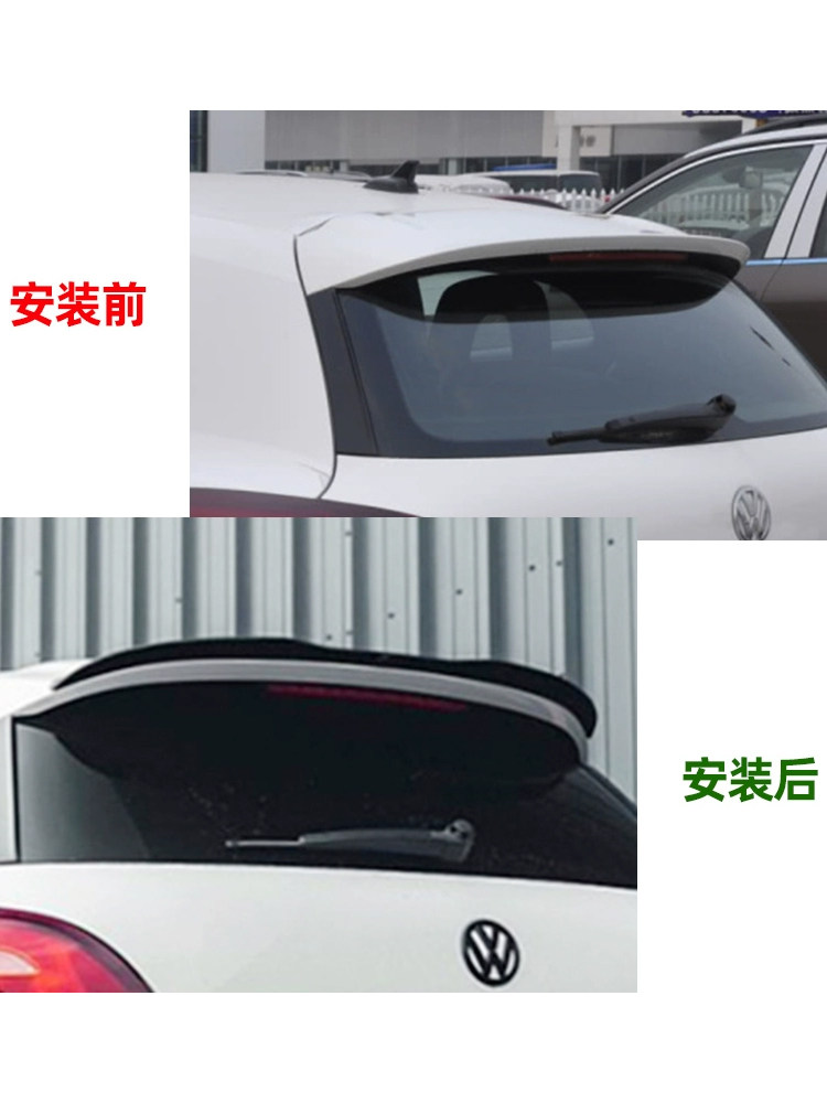 폭스바겐 SCIROCCO R GTS MAX 리어 윙 탑 윙 스포일러 수정 고정 윈드 윙에 적합