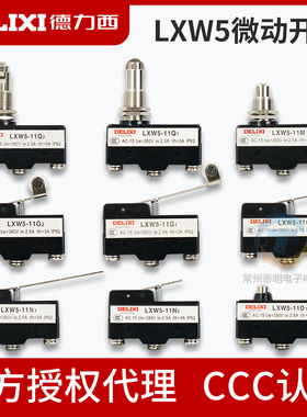 德力西微动开关 LXW5-11N1 11G1 G2 N1 N2 M D1限位开关 行程开关