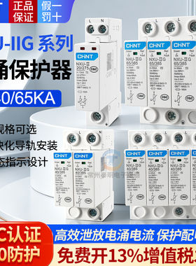 正泰三相电源雷击家用防浪涌