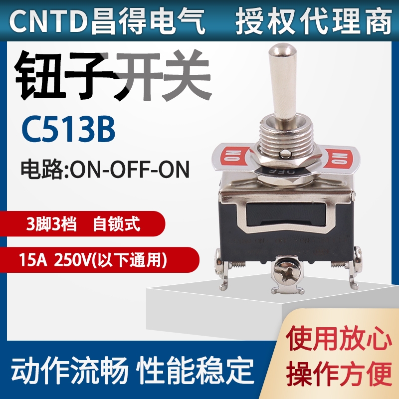 CNTD昌得小型电源钮子开关