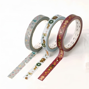 分装胶带 日本mt胶带大大卷和纸胶带 圣诞树圣诞礼物圣诞老人素材