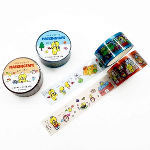 分装胶带 日本今井杏新款透明pet胶带可爱小猫手帐胶带分装