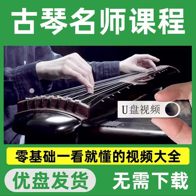 古琴U盘视频教程零基础自学