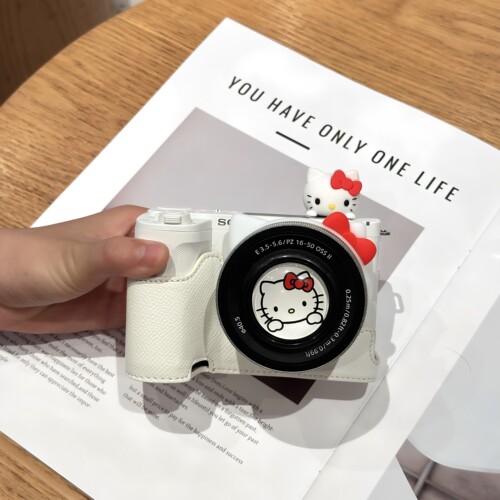 索尼zve10M2二代保护套zve10LK底座A7C2相机包适用A6400皮套配件