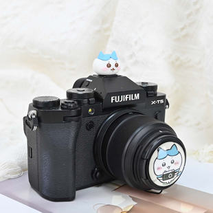 适用富士相机热靴52镜头盖49佳能55mm索尼58mm康微单反43可爱小八