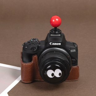 适用佳能R50相机套微单R50V保护套R10包配件200d二代R8RP壳皮套R5