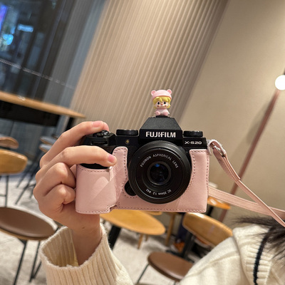 富士XS20保护套XT30三代二XT5XM5XT50X100Vi相机包配件真皮套XE5