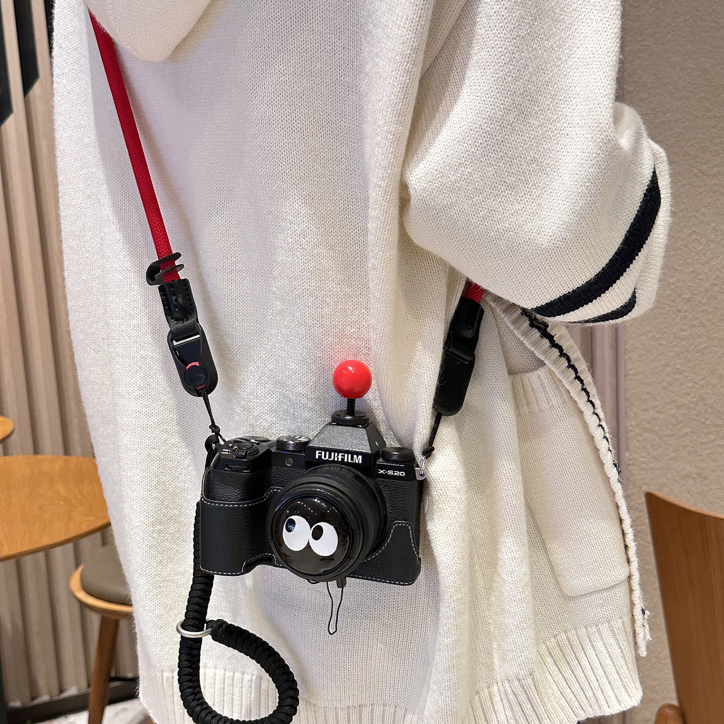 富士XS20保护套XT30三代二代XT50XM5X100Vi相机包配件真皮XE5xt5