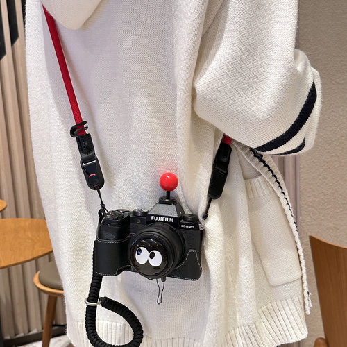 富士XS20保护套XT30三代二代XT50XM5X100Vi相机包配件真皮XE5xt5