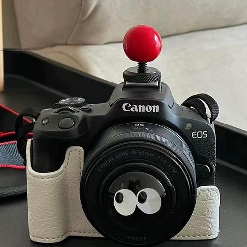 适用于索尼镜头盖热靴盖zve10a7m4 a6000a6400相机40.5mm微单1650