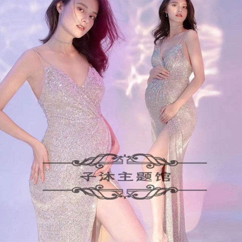 540新款孕妇拍照大肚妈咪性感影楼服装