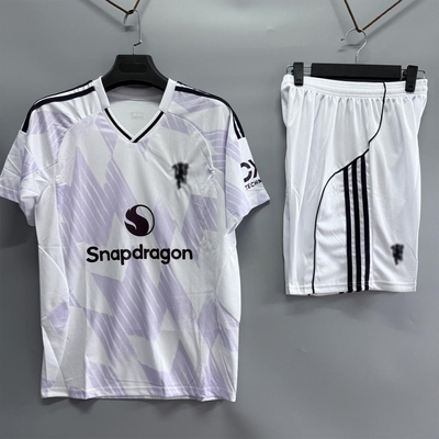 2526曼联切尔西巴萨球衣主客场足球服训练队服儿童短袖套装定制