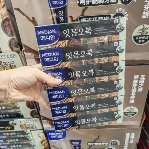山姆I.MEDIAN五福护龈牙膏韩国进口草本成分改善口臭牙菌斑和牙龈