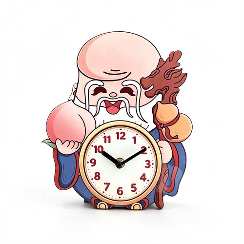 财运亨通招财进宝发财福禄寿摆件钟玄关房间客厅餐厅装饰挂钟