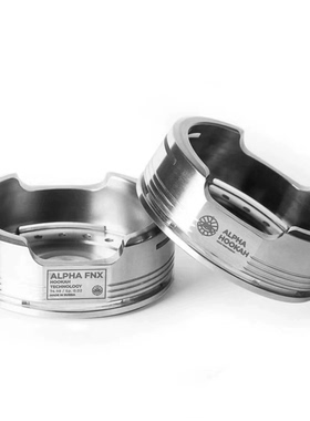 跨境水烟配件工厂 木盒不锈钢水烟碳隔水烟头HOOKAH SHISHA HMD