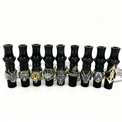 阿拉伯树脂水烟吸嘴动物造型挂脖个人烟嘴Hookah阿尔法赫水烟烟嘴